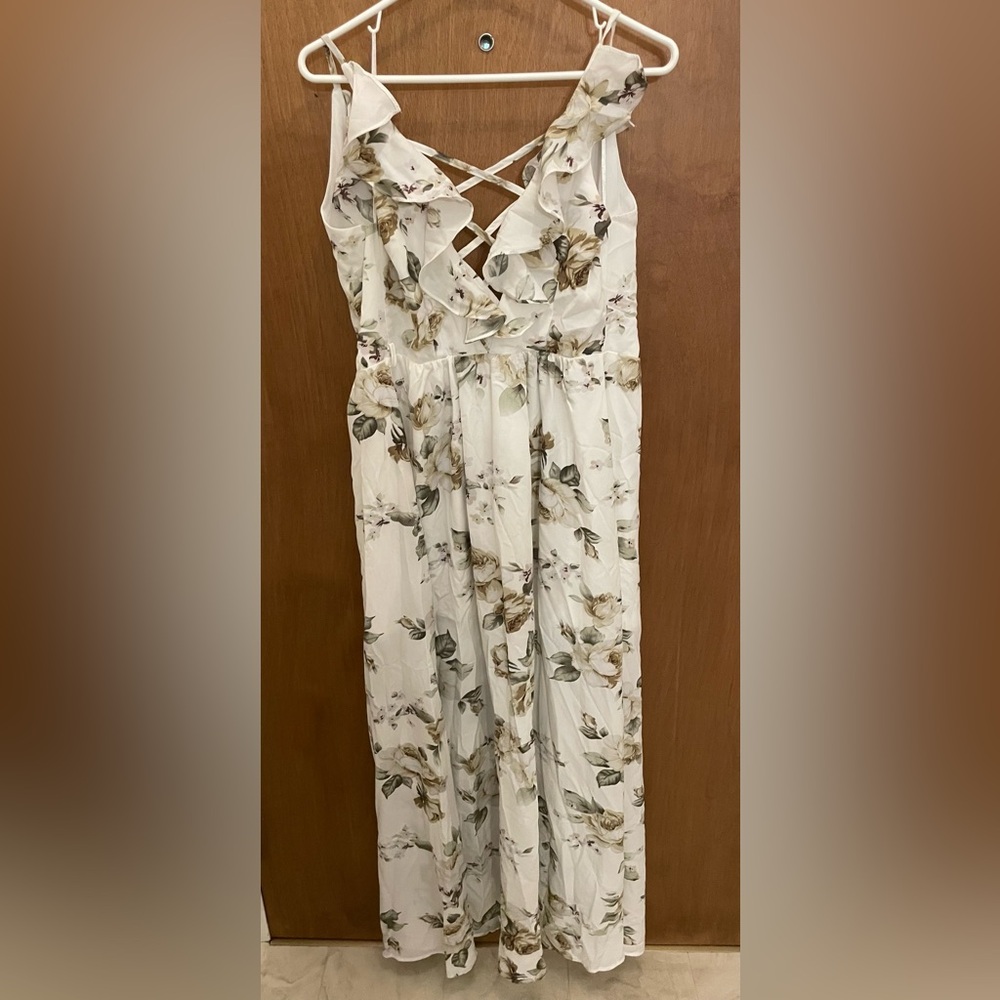 Love Culture White Floral Dress